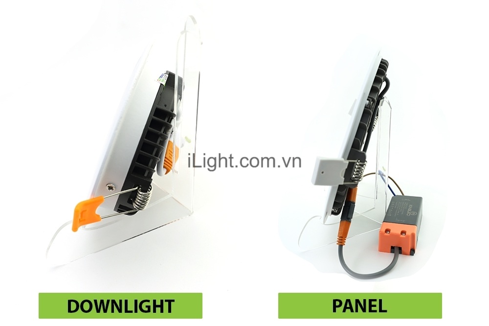 Thiết kế khác biệt giữa đèn panel âm trần và đèn âm trần thường
