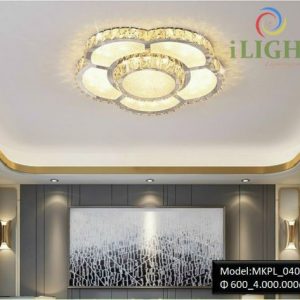 Đèn mâm Led ốp trần hình năm cánh hoa