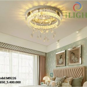 Đèn mâm Led ốp trần hình tròn nguyệt quế